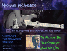 Tablet Screenshot of michaelmchenrymusic.com